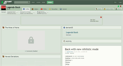 Desktop Screenshot of legends-stock.deviantart.com