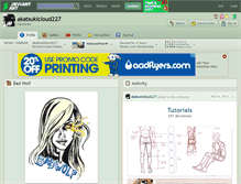 Tablet Screenshot of akatsukicloud227.deviantart.com