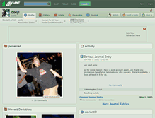 Tablet Screenshot of deoji.deviantart.com