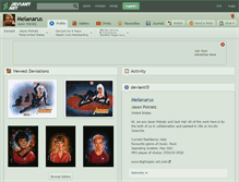 Tablet Screenshot of melanarus.deviantart.com