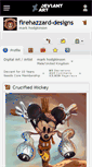 Mobile Screenshot of firehazzard-designs.deviantart.com