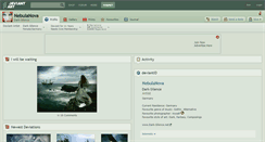 Desktop Screenshot of nebulanova.deviantart.com