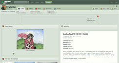 Desktop Screenshot of lingisking.deviantart.com