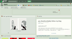 Desktop Screenshot of blackii.deviantart.com