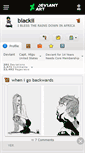 Mobile Screenshot of blackii.deviantart.com