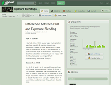 Tablet Screenshot of exposure-blending.deviantart.com