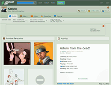 Tablet Screenshot of kaduku.deviantart.com
