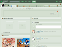 Tablet Screenshot of garougt.deviantart.com