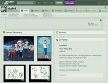 Tablet Screenshot of kha969.deviantart.com