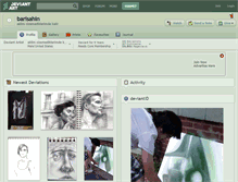 Tablet Screenshot of barisahin.deviantart.com