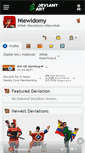 Mobile Screenshot of niewidomy.deviantart.com