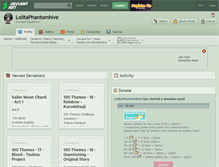 Tablet Screenshot of lolitaphantomhive.deviantart.com