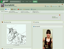 Tablet Screenshot of dylan-grenke.deviantart.com