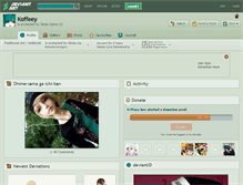 Tablet Screenshot of koffeey.deviantart.com