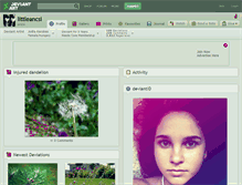 Tablet Screenshot of littleancsi.deviantart.com