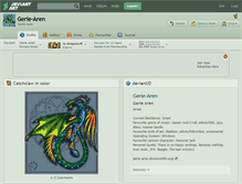 Tablet Screenshot of gerie-aren.deviantart.com