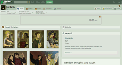 Desktop Screenshot of cordania.deviantart.com