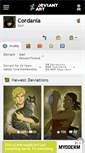 Mobile Screenshot of cordania.deviantart.com