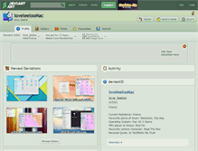 Tablet Screenshot of loveleeloomac.deviantart.com