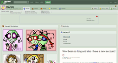Desktop Screenshot of mayrock.deviantart.com
