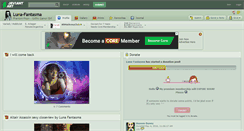 Desktop Screenshot of luna-fantasma.deviantart.com
