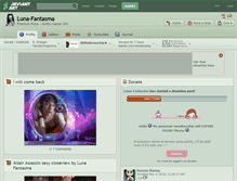 Tablet Screenshot of luna-fantasma.deviantart.com