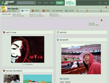 Tablet Screenshot of mr-kevin.deviantart.com