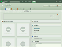 Tablet Screenshot of nudeart-br.deviantart.com