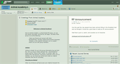 Desktop Screenshot of animal-academy.deviantart.com