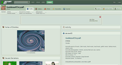 Desktop Screenshot of goddessofchryzafi.deviantart.com