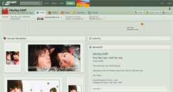 Desktop Screenshot of heysayjump.deviantart.com