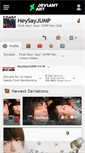 Mobile Screenshot of heysayjump.deviantart.com