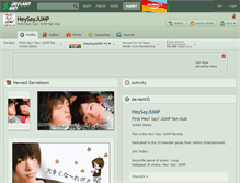 Tablet Screenshot of heysayjump.deviantart.com