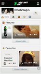 Mobile Screenshot of emogroup.deviantart.com
