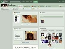 Tablet Screenshot of emogroup.deviantart.com