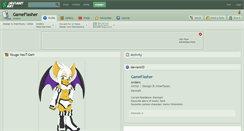 Desktop Screenshot of gameflasher.deviantart.com