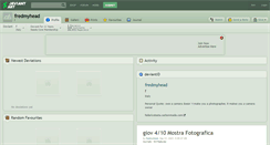 Desktop Screenshot of fredmyhead.deviantart.com