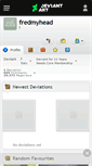 Mobile Screenshot of fredmyhead.deviantart.com
