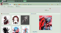 Desktop Screenshot of dizzynicky.deviantart.com