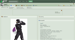 Desktop Screenshot of c-a-t.deviantart.com