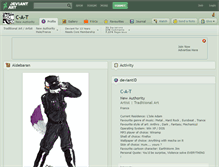 Tablet Screenshot of c-a-t.deviantart.com