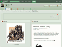Tablet Screenshot of eugenslavik.deviantart.com