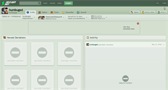Desktop Screenshot of humbuged.deviantart.com
