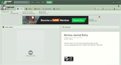 Desktop Screenshot of clairnoir.deviantart.com