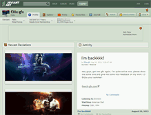Tablet Screenshot of f3lix-gfx.deviantart.com