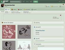 Tablet Screenshot of farmerstochter.deviantart.com