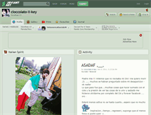 Tablet Screenshot of cioccolato-x-key.deviantart.com