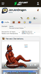 Mobile Screenshot of jenjendragen.deviantart.com
