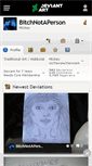 Mobile Screenshot of bitchnotaperson.deviantart.com