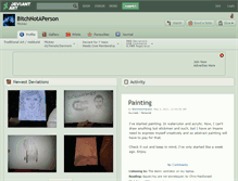 Tablet Screenshot of bitchnotaperson.deviantart.com